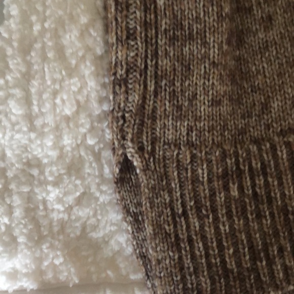 J Crew oatmeal brown marled wool tneck sweater. Worn twice. Great condition. - Picture 11 of 16